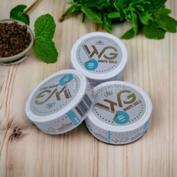 Hộp 20 túi Snus White Gold Spear Mint hương bạc hà nhỏ 1