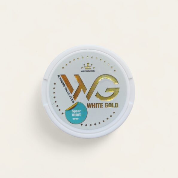 Hộp 20 túi Snus White Gold Spear Mint hương bạc hà nhỏ 4