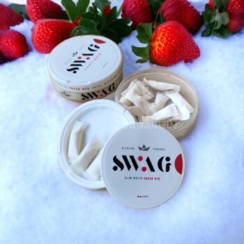 Hộp 20 túi ngậm Nicotine Swag Fresh Red White Slim hương dị dâu tây 1