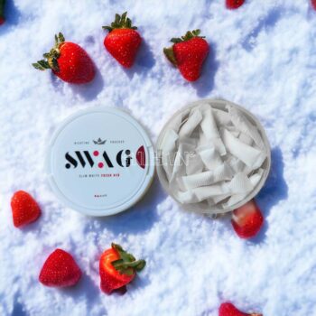 Hộp 20 túi ngậm Nicotine Swag Fresh Red White Slim hương dị dâu tây 3
