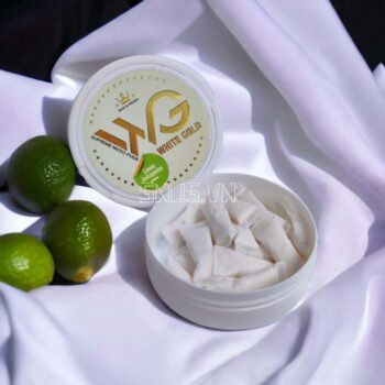 Hộp Snus 20 túi ngậm Nicotine White Gold Lime Jalapeno hương vị chanh xanh 2