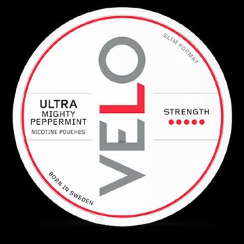 Hộp 20 túi Nicotine Snun Velo Ultra Mighty Peppermint 14mg hương Bạc hà siêu mạnh