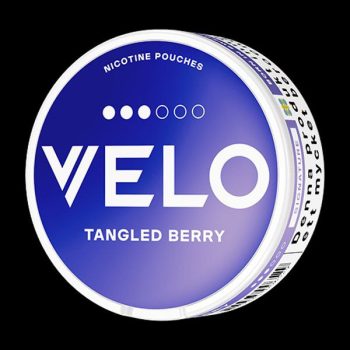 Hộp 20 túi Nicotine Snus Velo Tangled Berry 10mg hương Việt Quất Mâm Xôi