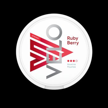 Hộp 20 túi Nicotine Snus Velo Ruby Berry 14mg hương Quả mọng đỏ